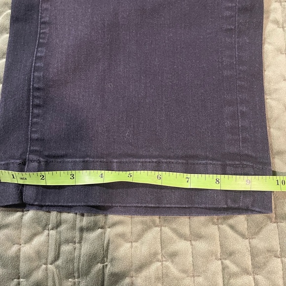 Chico's Pull-On Wide Leg Jeans black faded Size US 10 Chico's Size 1.5 - Picture 13 of 16